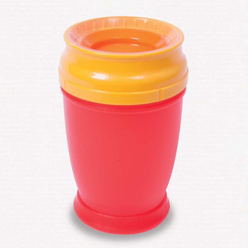 360 beaker cup red